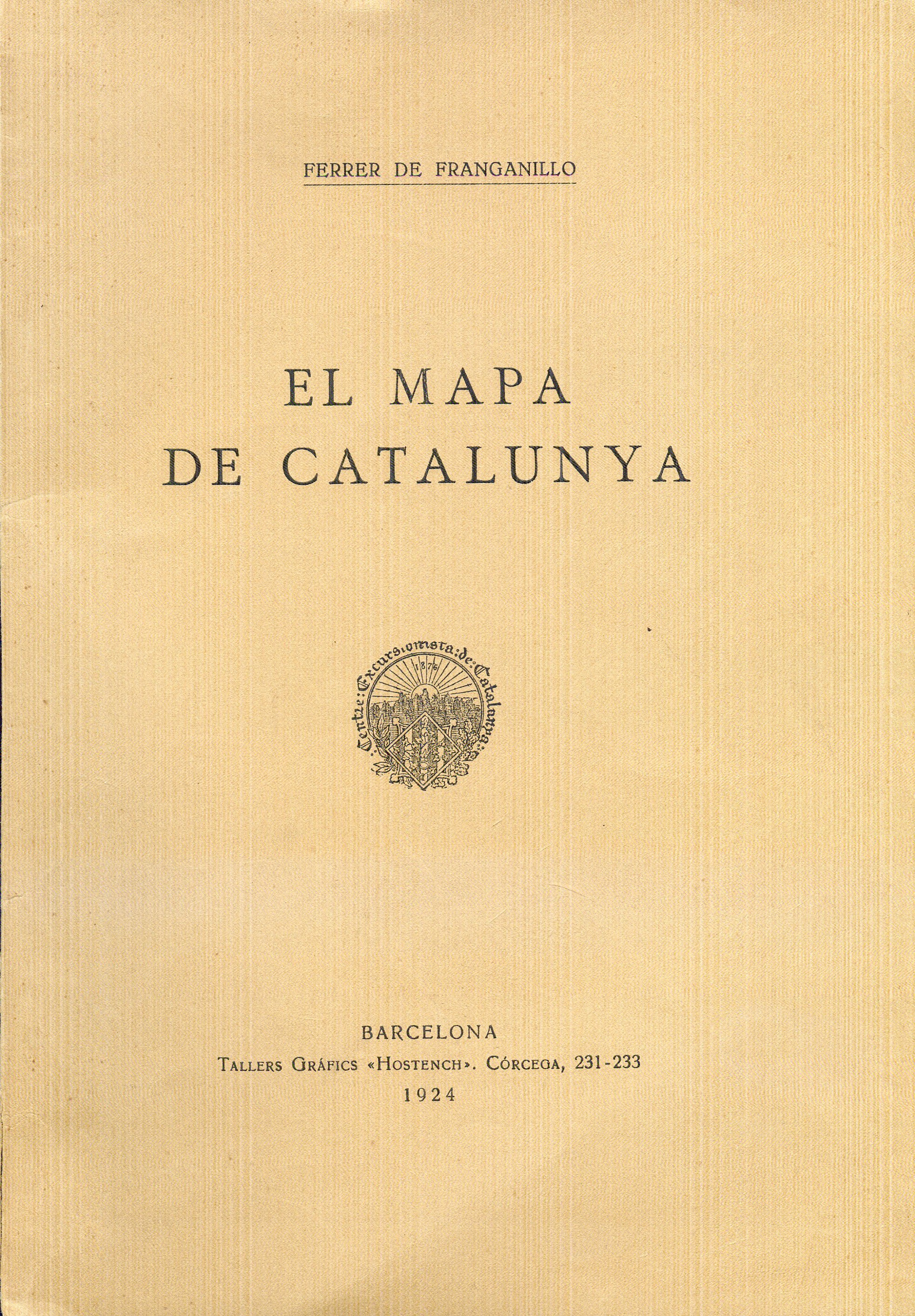 mapa de Catalunya, El - Portada